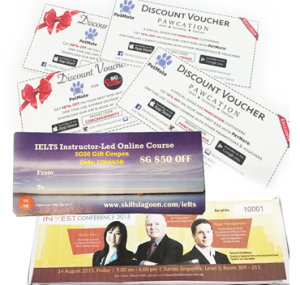 TICKETS/VOUCHERS/COUPONS PRINTING