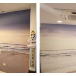 Visual Magnetic wallpaper graphic system at a residential home